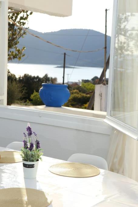 White Villa In Olive Trees And Seaview To Panagia Almiropótamos Exterior foto